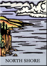 Load image into Gallery viewer, Name Dropped Magnet - Autumn on the Lake