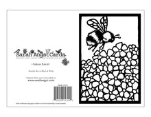 Load image into Gallery viewer, BW234 Bumble Bee Coloring Card