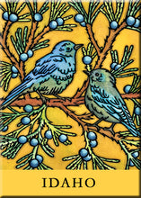 Load image into Gallery viewer, Name Dropped Magnet - Bluebirds