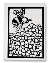 Load image into Gallery viewer, BW234 Bumble Bee Coloring Card