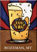 Load image into Gallery viewer, Name Dropped Magnet - Cheers Beer
