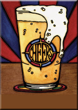 Load image into Gallery viewer, Name Dropped Magnet - Cheers Beer