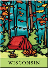 Load image into Gallery viewer, Name Dropped Magnet - Tent