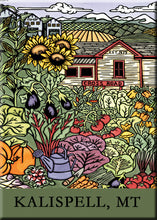 Load image into Gallery viewer, Name Dropped Magnet - Garden