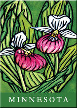 Load image into Gallery viewer, Name Dropped Magnet - Lady Slippers