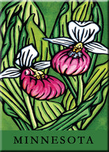 Load image into Gallery viewer, Name Dropped Magnet - Lady Slippers