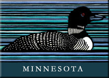 Load image into Gallery viewer, Name Dropped Magnet - Loon