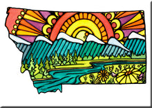 Load image into Gallery viewer, Name Dropped Magnet - Montana