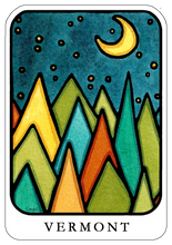 Load image into Gallery viewer, Name Dropped Sticker - Moonlit Forest