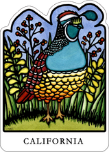 Load image into Gallery viewer, Name Dropped Sticker - Quail
