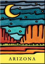 Load image into Gallery viewer, Name Dropped Magnet - Red Rocks