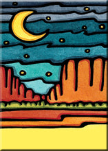 Load image into Gallery viewer, Name Dropped Magnet - Red Rocks