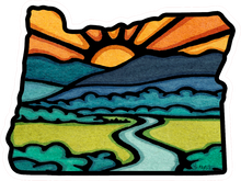 Load image into Gallery viewer, ST275: Oregon State Sticker - Pack of 12
