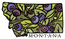 Load image into Gallery viewer, STK-MTSTHK: The Best Montana State Huckleberry Sticker - Pack of 12