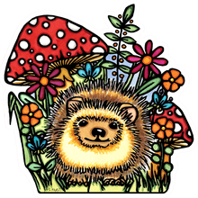 Load image into Gallery viewer, ST349: Hedgehog - Pack of 12