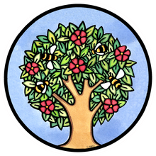 Load image into Gallery viewer, ST352: Bee Tree - Pack of 12