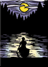 Load image into Gallery viewer, Name Dropped Magnet - Solitude Canoe