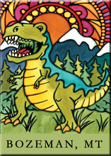 Load image into Gallery viewer, Name Dropped Magnet - T-Rex (Full Color)