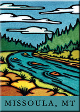 Load image into Gallery viewer, Name Dropped Magnet - River