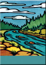 Load image into Gallery viewer, Name Dropped Magnet - River