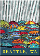 Load image into Gallery viewer, Name Dropped Magnet - Umbrellas