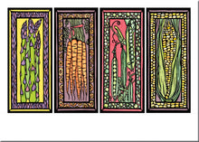 Load image into Gallery viewer, Name Dropped Magnet - Veggies