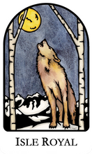 Load image into Gallery viewer, Name Dropped Sticker - Wolf