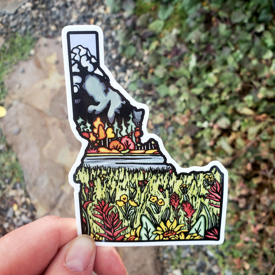 STIDMT: Idaho Mountain Sticker - Pack of 12