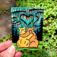 Load image into Gallery viewer, Northern Lights Bears Magnet - Set of 6
