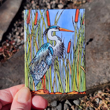 Load image into Gallery viewer, Blue Heron Magnet - Set of 6
