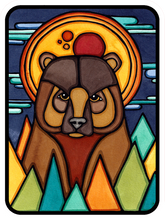 Load image into Gallery viewer, ST401: Forest Bear - Pack of 12
