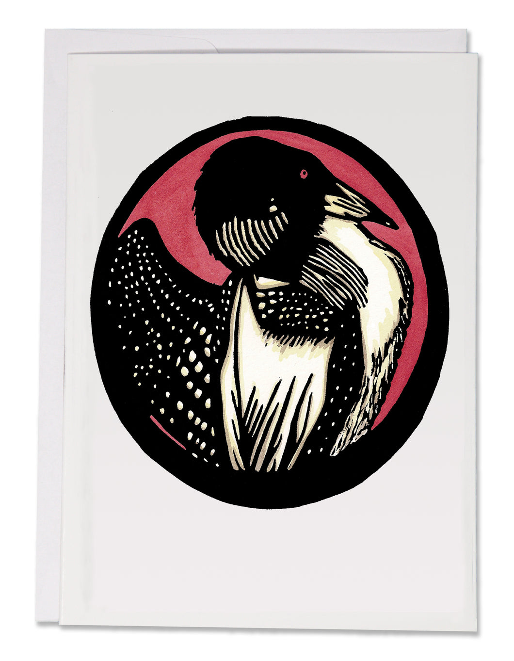 ARC-SA027 Greeting Card Loon - Pack of 12