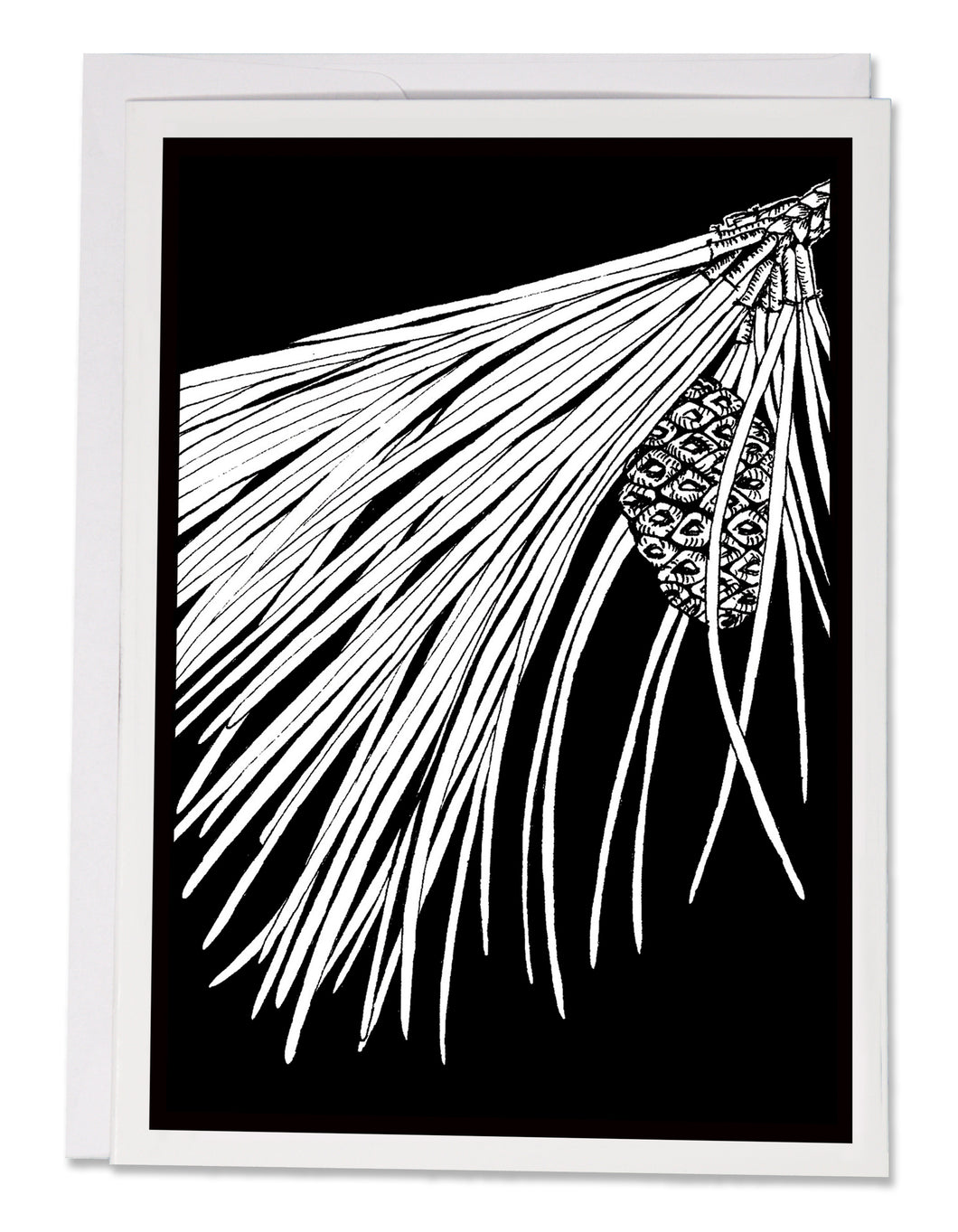 ARC-SA054 Greeting Card Pine Bough - Pack of 12