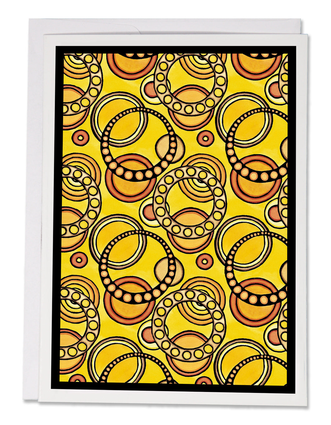 ARC-SA118 Yellow Circles - Pack of 12