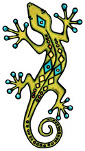 Load image into Gallery viewer, ST441: Lizard Sticker - Pack of 12
