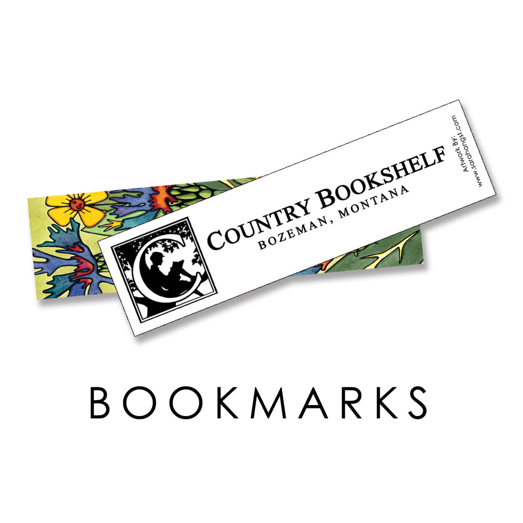 Customize Sarah Angst Art bookmarks. Wholesale office is located in Belgrade, Montana.