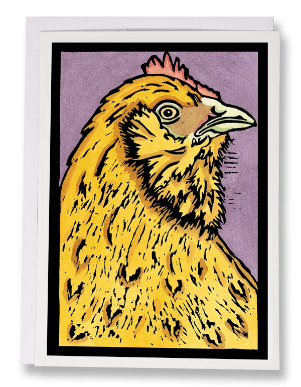 ARC-SA005 Greeting Card Chicken - Pack of 12