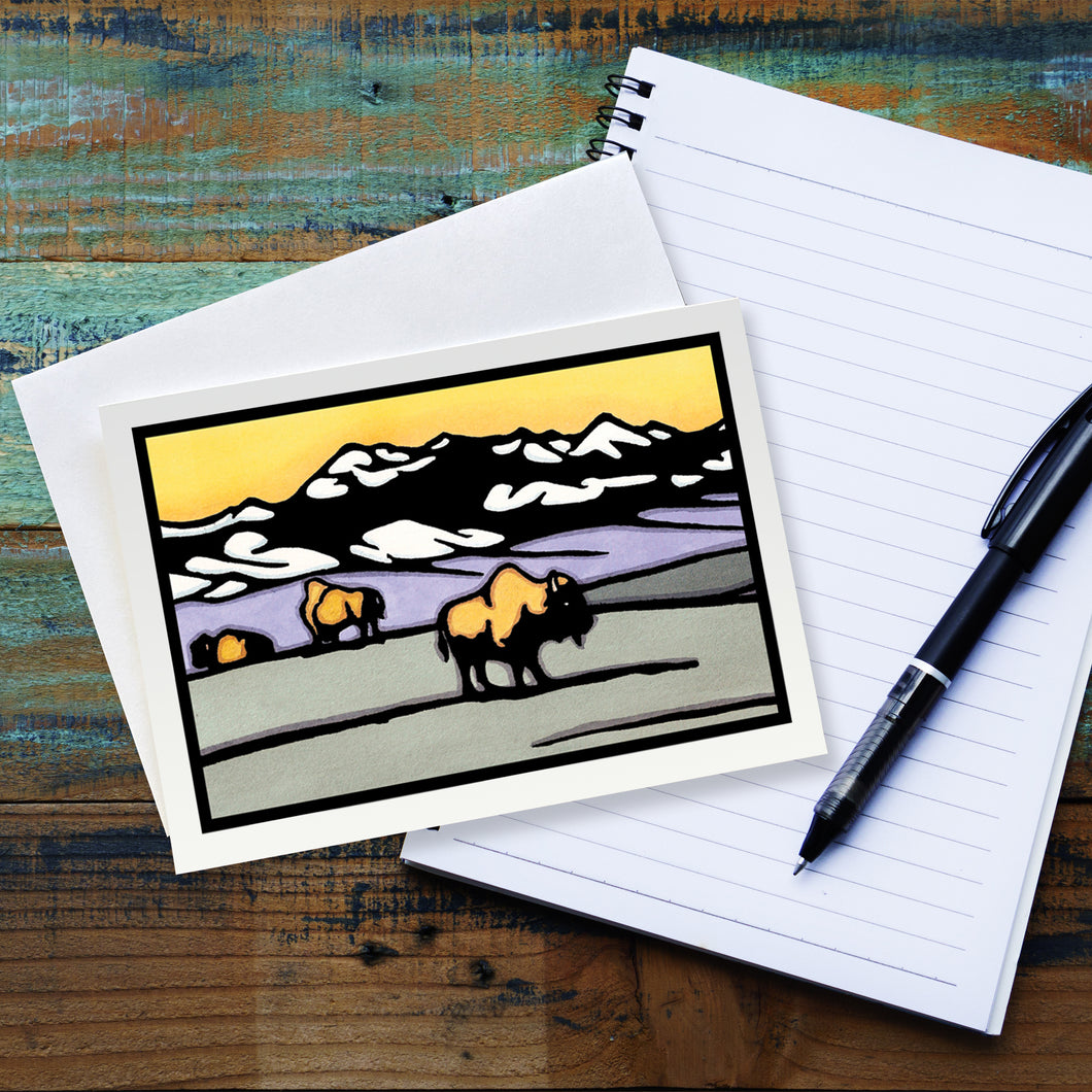 SA017: On the Range Bison - Pack of 6