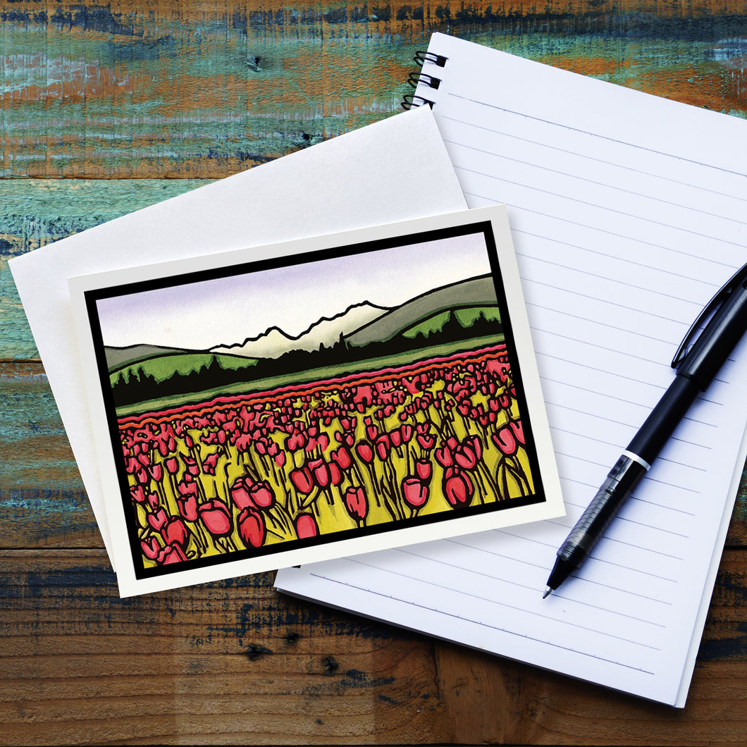 SA037: Field of Tulips - Pack of 6