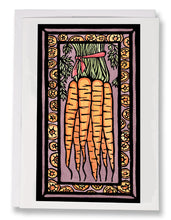 Load image into Gallery viewer, ARC-SA040 Greeting Card Carrot - Pack of 12
