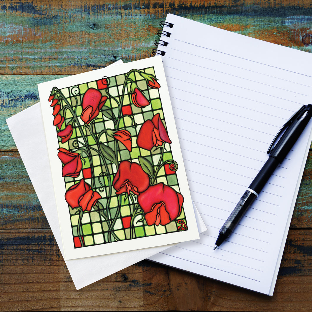 SA045: Sweet Peas - Pack of 6