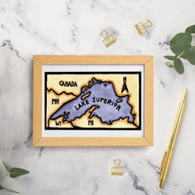 Load image into Gallery viewer, SA059: Lake Superior Map - Pack of 6

