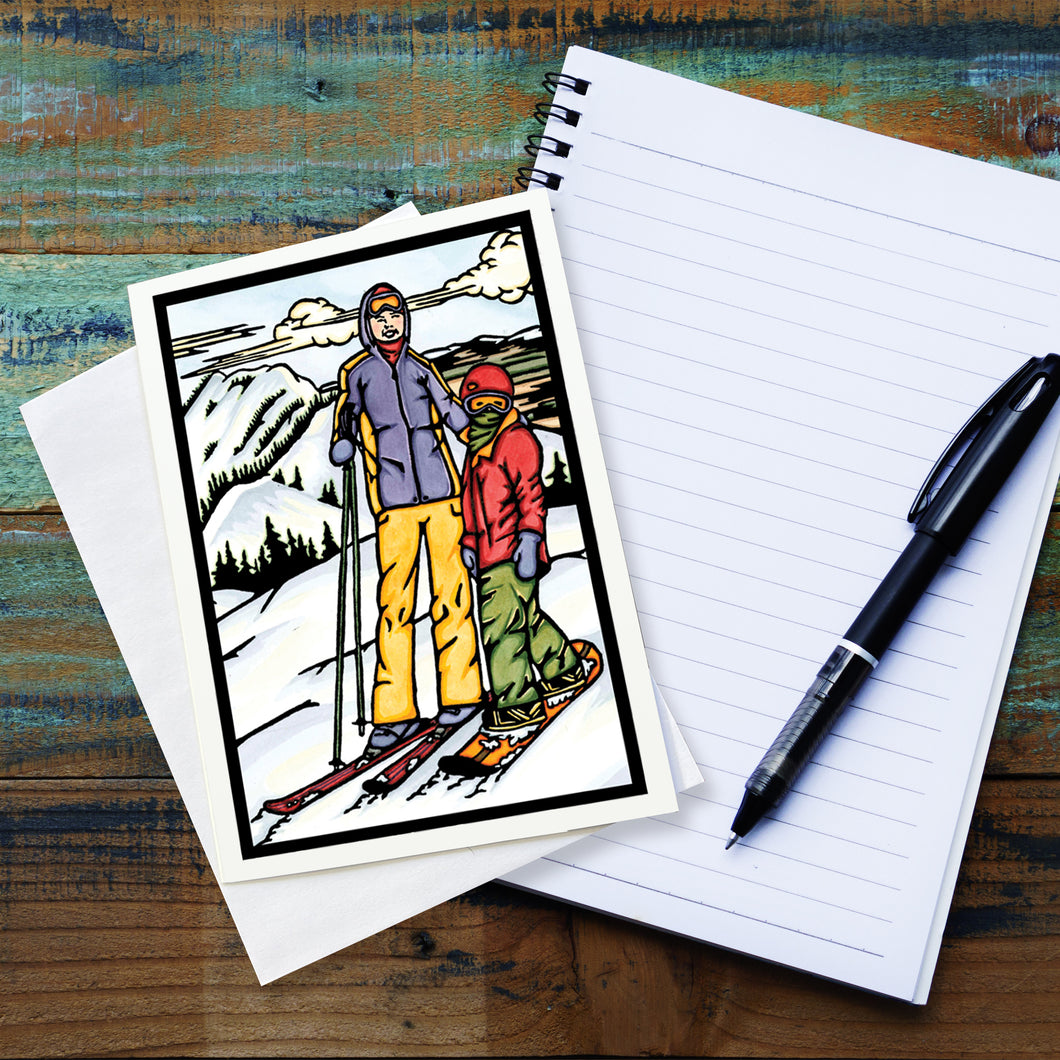SA063: Skiing - Pack of 6