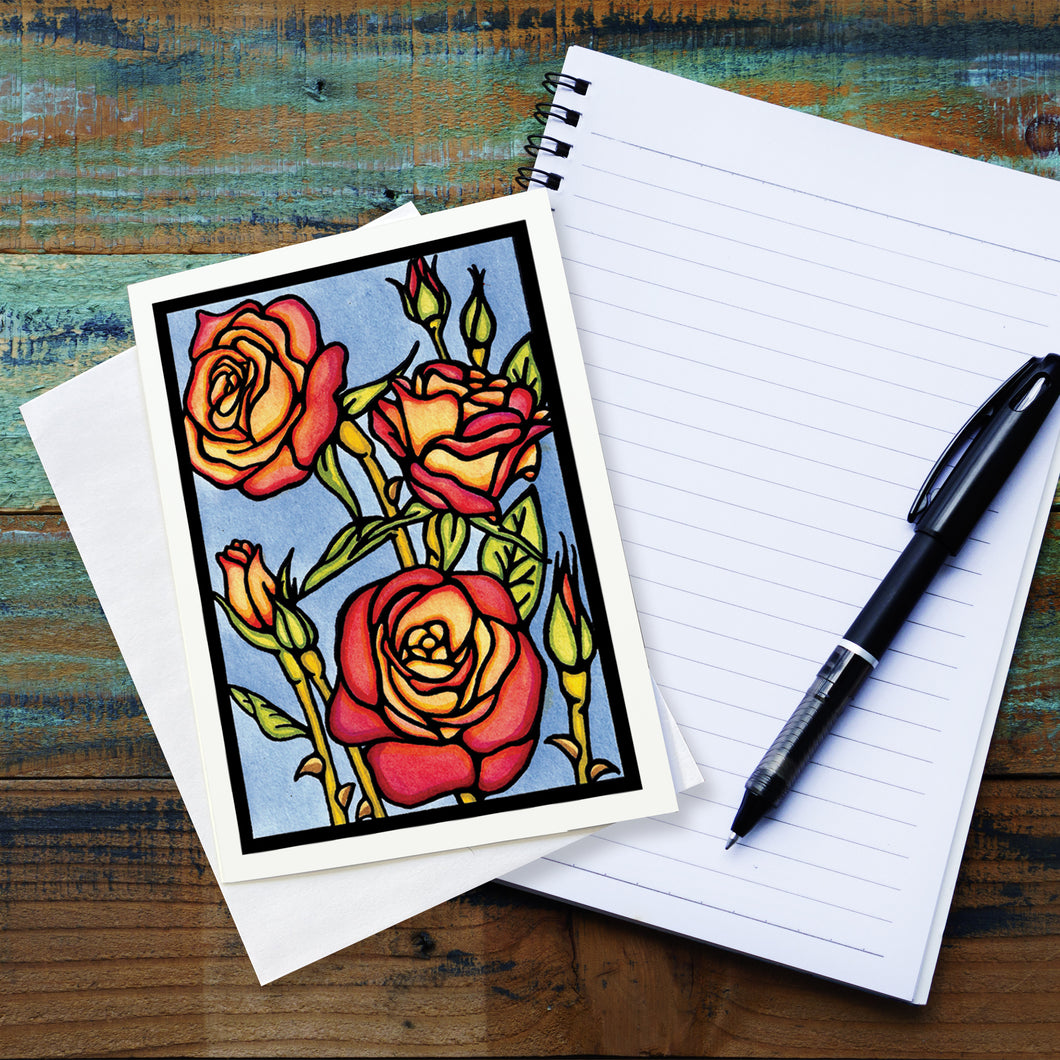 SA195: Roses - Pack of 6