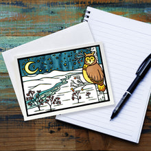 Load image into Gallery viewer, SA208: Winter Owl - Pack of 6
