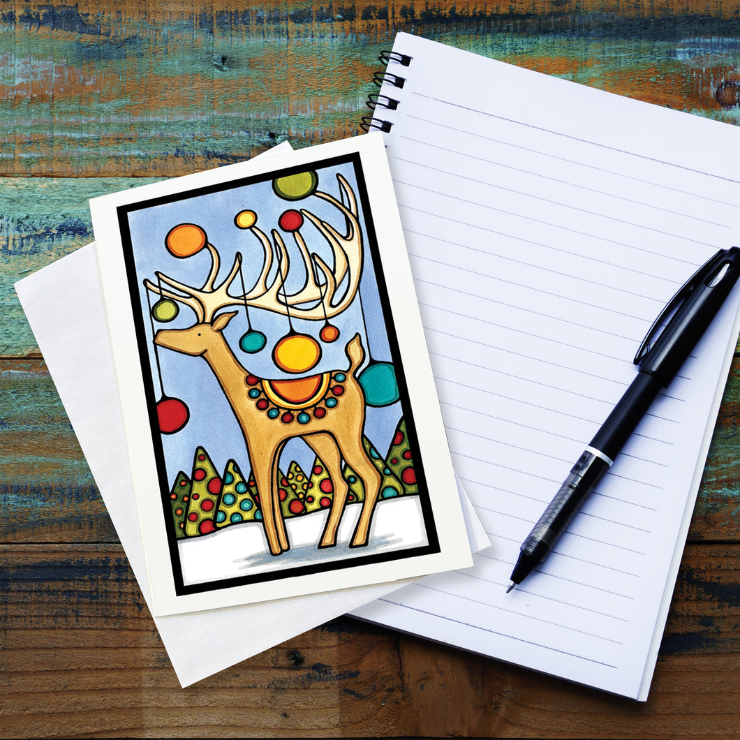 SA246: Holiday Deer - Pack of 6