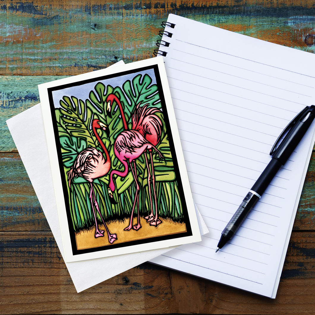 SA302: Flamingos - Pack of 6
