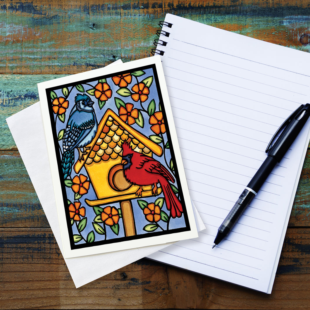 SA329: Birdhouse - Pack of 6