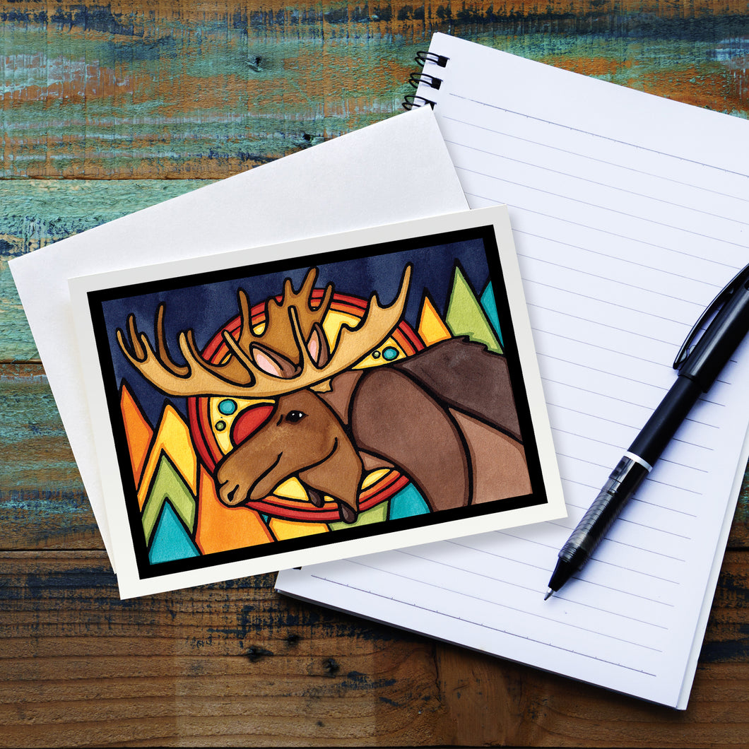 SA363: Moose in Forest - Pack of 6
