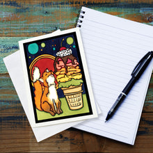 Load image into Gallery viewer, SA373: Fox &amp; Ice Cream - Pack of 6
